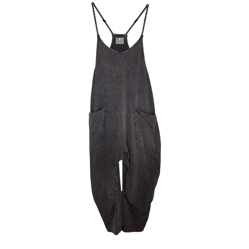 Free People Hot Shot Jumpsuit Boho One Piece XS Beach Oversize Slouchy Wide Leg